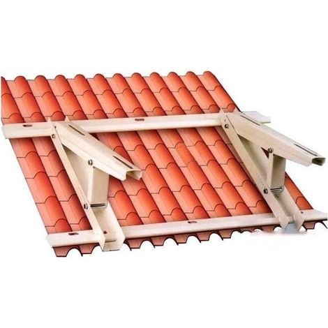 Support universel pour climatisation pour toit ou sol incliné, climatisation à toit réglable (1/4)