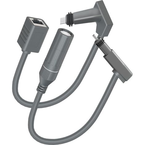 Adaptateur SPX Mâle vers RJ45, Câble Étanche 24 AWG 1200 Mbps avec Connecteurs Femelles pour (1/5)