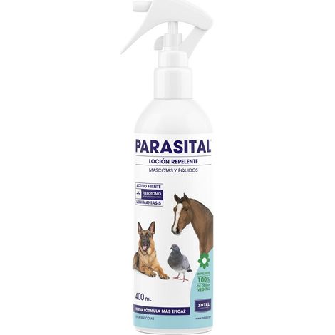 Loción repelente para mascotas y équidos PARASITAL 400 ml