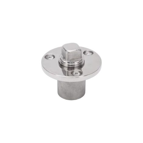 Bouchon de vidange DOLASO 50 mm pour tableau de bord, bouchon de vidange en cuivre, décoration pour le trou de vis dans la coque d'un bateau de plaisance (1/5)