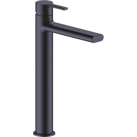 Signature Onyx Tall Basin Mixer Tap Single Handle - Matt Black (1/2)