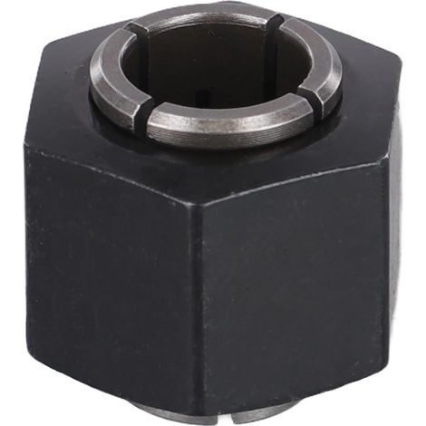 Pince de défonceuse en métal 12 mm - 1 pièce - Acier robuste - Fixation précise des mèches - Pour bricolage bois et plastique - Compatible modèles DW et 16xx (1/5)