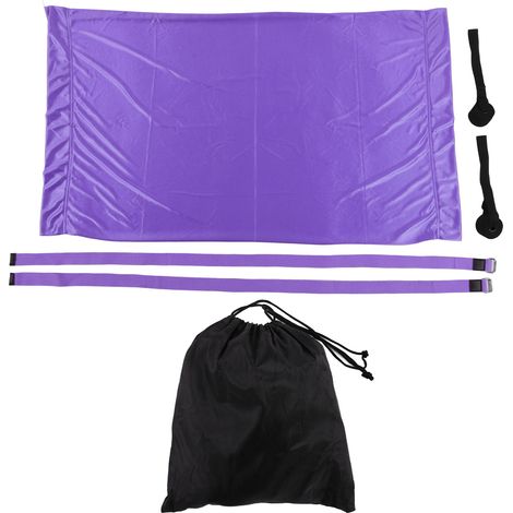 Hammock de Yoga Aérien Portable Élastique pour Étirements et Postures Inversées à Domicile - Violet (1/5)