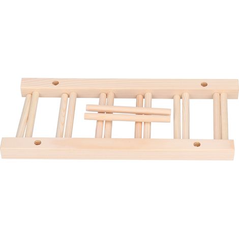 Étagère à Vaisselle en Bambou Léger et Portable, 5 Cases 28cm, Écologique et Durable (1/5)