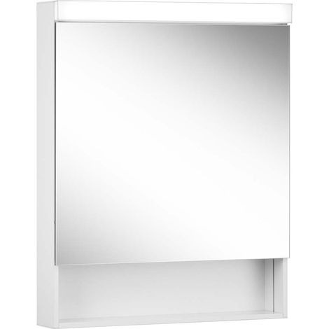 Armario con espejo iluminado LOW basic LED de Schneider, 1 puerta