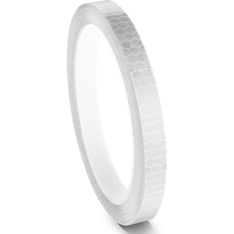 Autocollants réfléchissants - 8 m x 10 mm - Argent - Autocollants de sécurité universels - Ruban de signalisation réfléchissant - Ruban réfléchissant (1/5)