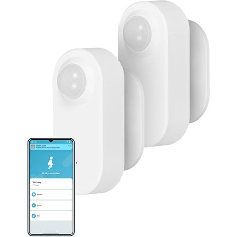 ZigBee Capteur de Mouvement Intelligent sans Fil Détecteur pour sécurité domestique application de télésurveillance commande vocale via (1/5)