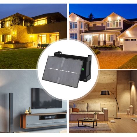 LED-Beleuchtung für öffentliche Räume, Außenwandleuchten, den privaten Gebrauch, solarbetriebene Außenwandleuchten, dekorative Ambientebeleuchtung für Höfe, Gärten oder Terrassen, RGB (1/5)