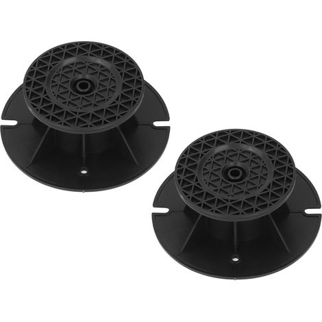 Lot de 2 pieds de support pour cadre de lit, hauteur réglable, lattes centrales robustes, pour canapé, table ou armoire. (1/5)
