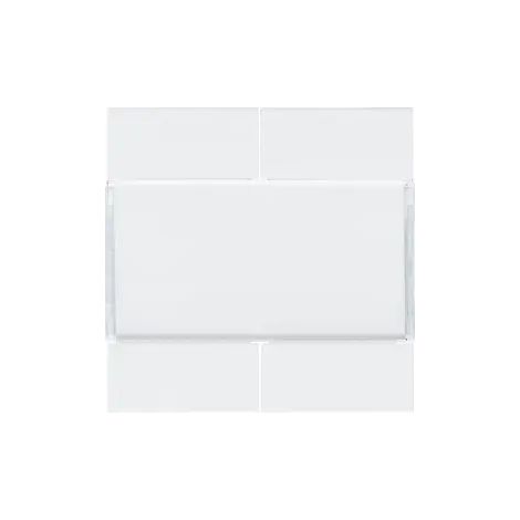 Enjoliveur 4 boutons poussoirs KNX gallery pure HAGER WXE304B (1/2)