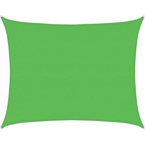 Maison Exclusive - Sonnensegel 160 g/m² Hellgrün 6x7 m HDPE (1/5)