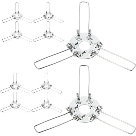 24Pièces Support de Fixation Abat Jour Kit Ressort pour Lampe Accessoires DIY pour Lampes de Bureau Chandeliers Plafonniers (1/4)