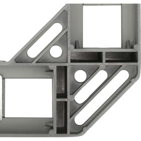 Serre-joint à angle droit à 90 degrés en alliage d'aluminium à double poignée, serre-joint d'angle à dégagement rapide, serre-joint pour cadre photo, serre-joint pour le travail du bois. (1/5)