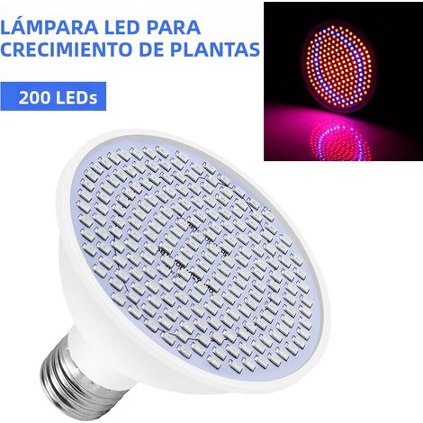 Phytophare de culture LED à spectre complet E27 pour graines de fleurs, culture intérieure en serre ou dans une boîte de culture. E27, 200leds. (1/4)