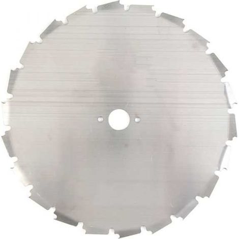 Lame disque 24 dents débroussailleuse. Gouges dentés. Ø 225 mm. Alésage 25,4 mm. Epaisseur 1,8 mm (1/3)