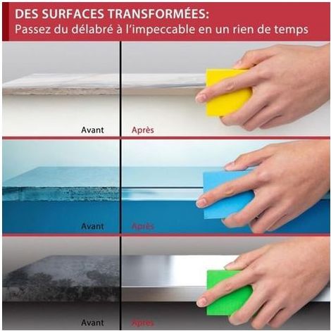 Poncage Carrelage Eponge A Poncer Lot de 4 Cales à Poncer ✮MARQUE FRANCAISE✮ Polissage Éponge Abrasive - Cale A Poncer Diamant Carrelage Rubi ✯ À VIE✯ Eponge Poncage 4 Grains 60/100/200/400 (1/5)