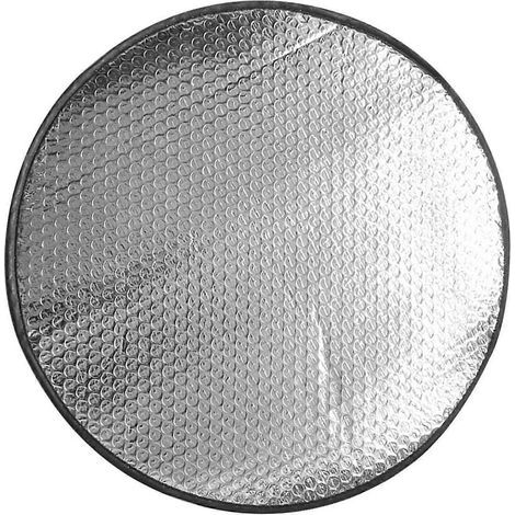 Sonnenschutz für das Lenkrad aus Aluminiumfolie, Autoinnenraum, Sommerbeschattung, Hitzeschutz, Isolierung gegen direkte Sonneneinstrahlung (1/5)