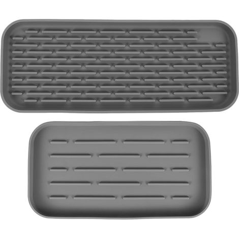 Silicone Organizer Tray with Drying Function 2 Pieces and