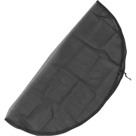 Bâche filet pour récupérateur d'eau de pluie en polyester, pratique et dotée d'un cordon de serrage, idéale pour la collecte d'eau dans le jardin. (1/5)