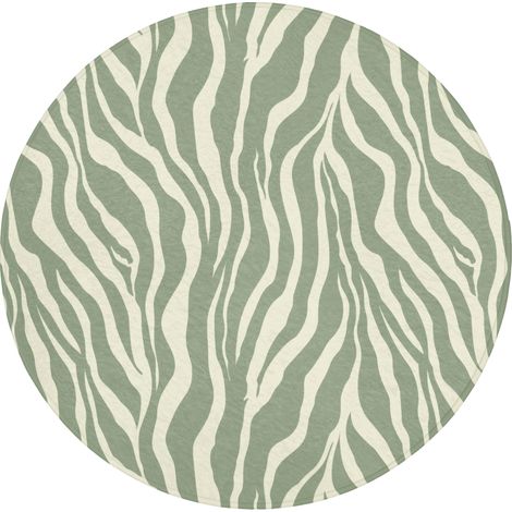 ALFOMBRILLA PARA EL VÁTER Cebra - Motivo - Verde 70x70 cm
