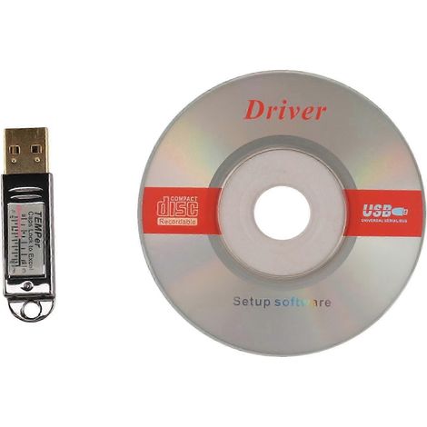 Enregistreur de données de température avec thermomètre USB compatible avec Windows XP et Vista 7 (1/5)