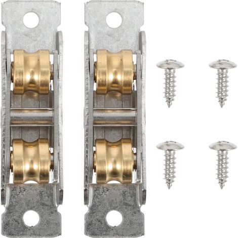 Resistant Steel Rollers Sliding Windows Copper Screws Wheels Steel (1/5)