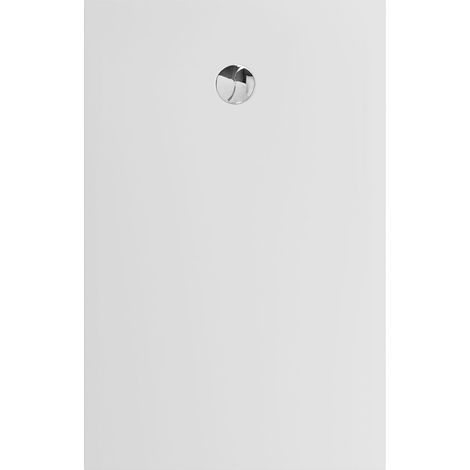 receveur 140x90x2.9cm extra-plat en polybéton blanc mat effet soft-touch - redécoupable - nelson (1/3)