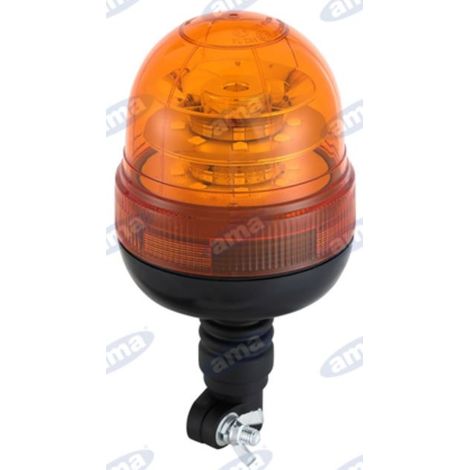 Baliza LED 12-24V base embudo flexible 240x127mm tractor máquina agrícola