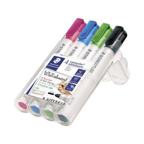 STAEDTLER Whiteboardmarker STAEDTLER® Lumocolor® 351 2mm farbig sortiert 4 St./Pack.