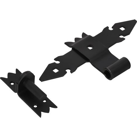 Bisagra central para bisagra angular para persianas retro, color negro, 260 mm. (1/5)