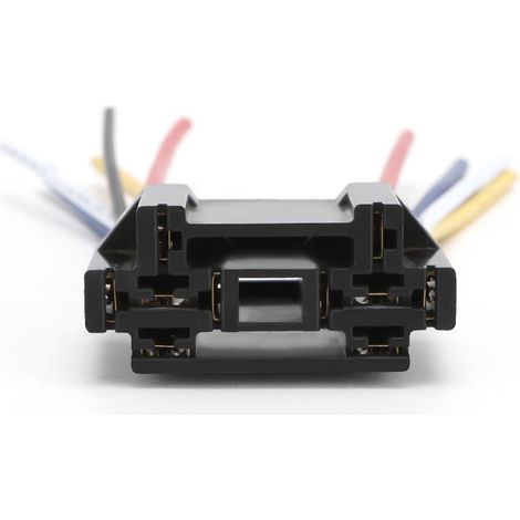 40 A ten-hole double cross socket with base, modified relay socket for DC battery operation (1/4)