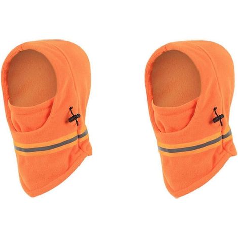 Masque thermique d'hiver réfléchissant haute visibilité pour le ski et la moto, masque intégral coupe-vent et ajustable (1/4)
