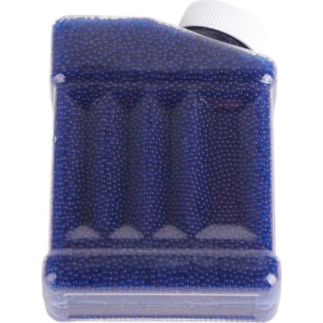 Grande bouteille bleue, environ 270 g, contient 50 000 balles de cristal absorbant (7-8 mm). (1/3)