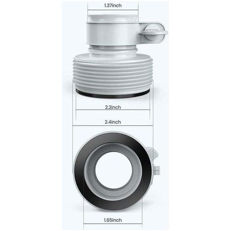 Intex – 29061 – 2er-Pack Adapter 32–38 mm (1/5)