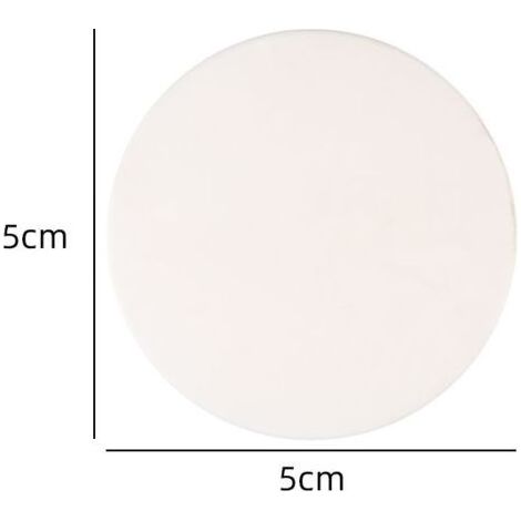 5x butoir de porte en silicone poignée de porte muette pare-chocs épais mur élastique protéger tampon (rond) (1/5)