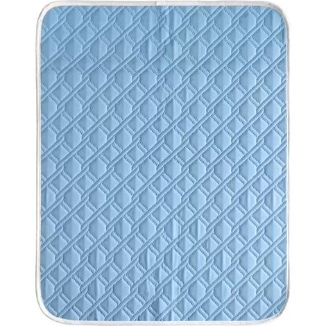 Tapis Rafraîchissant pour Chiens et Chats XL 120x80 cm - Coussin Glissant Auto-Refroidissant, Surface Douce et Absorbante, Accessoire Confort Été pour Animaux de Grande Taille-x (1/2)