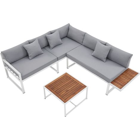 Mobili da giardino lounge St. Tropez   Bianco  Mobili da balcone eleganti per 4 persone (1/3)