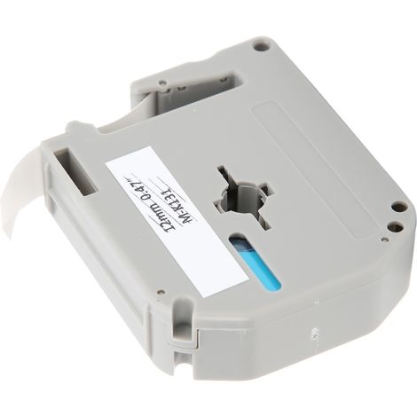 Recharges pour étiqueteuse : ruban encreur uniforme, haute résistance, haute qualité d'impression, noir sur fond transparent. (1/5)