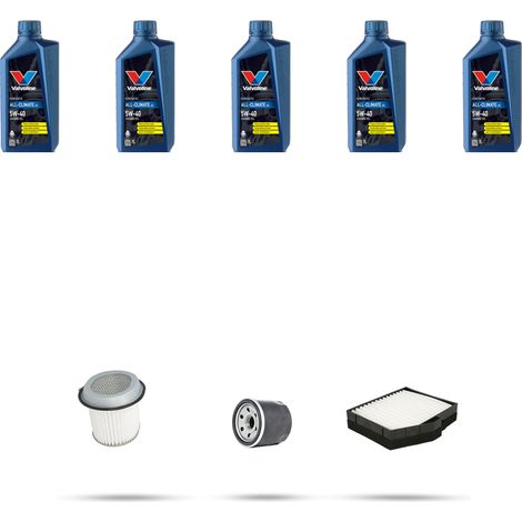 Kit tagliando 3 FILTRI e 5L OLIO compatibile con Hyundai H1 Starex 2.4 99kw dal 2001 (1/5)