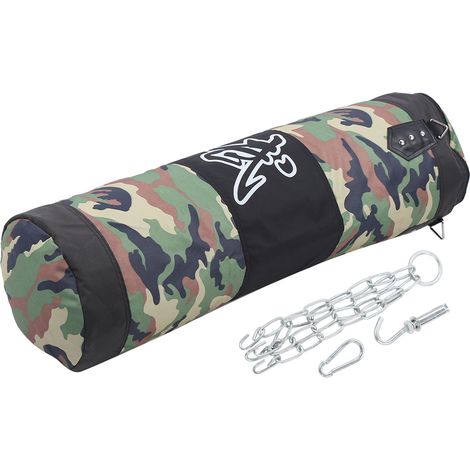 Sac de frappe professionnel suspendu, épais, pour l'entraînement et la remise en forme, vert creux, 100 cm (1/5)