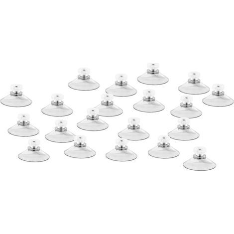 Lot de 20 Ventouse / ventouses avec écrous moletés Ø 40 mm (1/5)