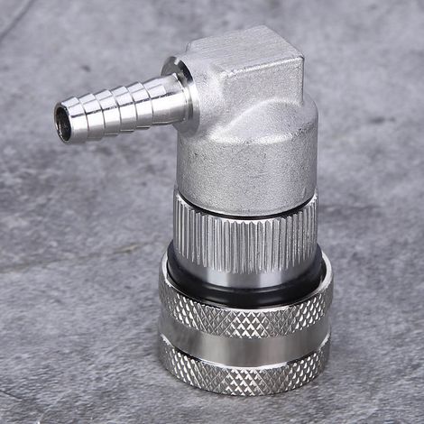 Distributeur de bière artisanale en acier inoxydable à verrouillage à bille avec raccord rapide et tête de pagode (1/5)