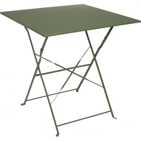 Table D'Extérieur - HOME DECO FACTORY - Palerme - Pliable - Vert (1/5)