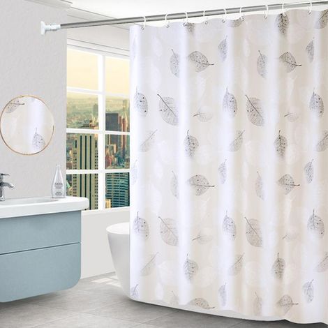Rideau de Douche à Panneau - Imprimé Abstrait Moderne - Tissu Imperméable Anti-Moisissure (1/5)