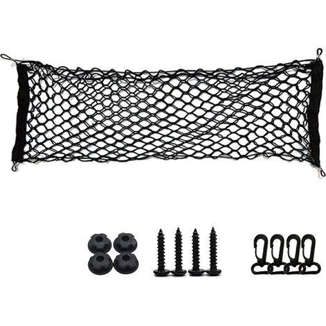 100x40cm Universal Car Trunk Elastic Net Bag Storage Cargo Net with Hooks - TUN (1/5)