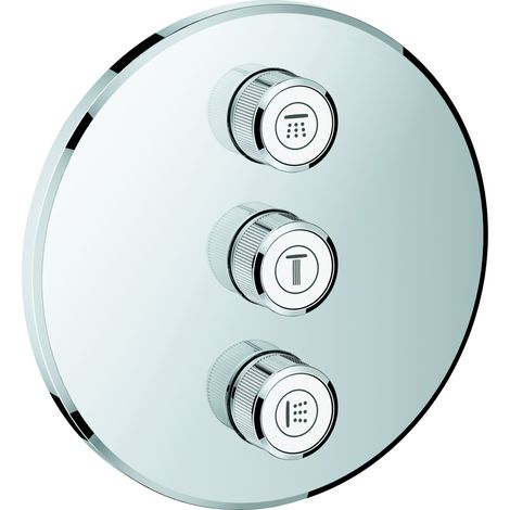 Grohe Grohtherm SmartControl vanne à 3 voies dissimulée, rosace (1/4)