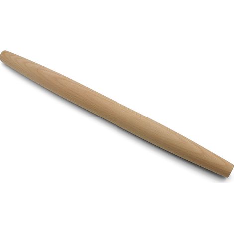 Rouleau à Pâtisserie en Bois Style Français - Longueur 50,55 cm, Diamètre Traditionnel (1/5)