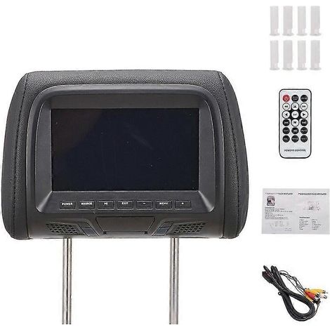 7-Zoll-Auto-Kopfstützen-Touchscreen-MP5-Player-Kissenmonitor, unterstützt Videosynchronisierung und Spiegelverbindung (1/5)