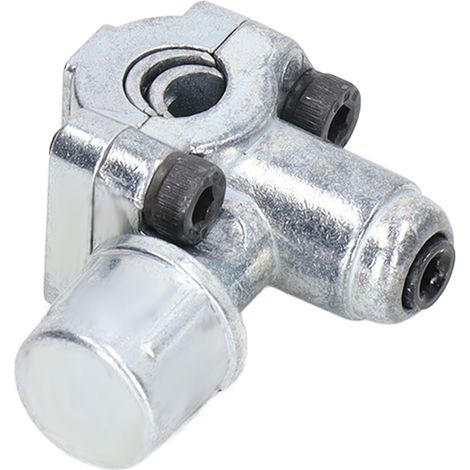 Jeu de 4 vannes de piquage en alliage de zinc 3-en-1 pour tubes 1/4, 5/16 et 3/8 pouce, robinets de dérivation à pointeau, raccord rapide (1/5)