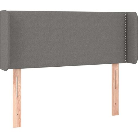 Maison Exclusive - Cabecero de tela gris oscuro 83x16x78/88 cm (1/5)